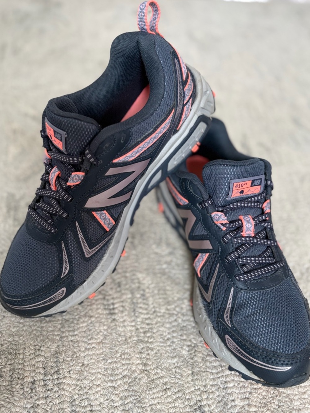 New Balance 410v5 Trail Running Shoes Navy Coral Women’s Size 9